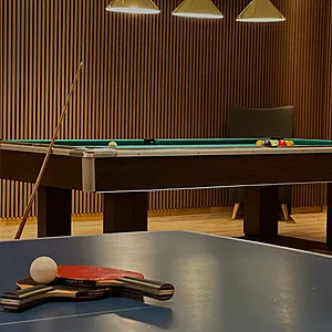 Spelrum med pingis och biljard på Spar Hotel Gårda i Göteborg.