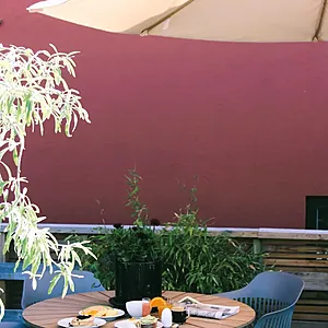 Frukost på Spar Hotel Gårdas terrass i Göteborg.