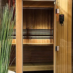 Varm bastu på Spar Hotel Majorna i Göteborg.