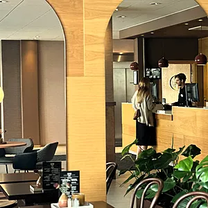 Incheckning i reception på Spar Hotel Majorna Göteborg.